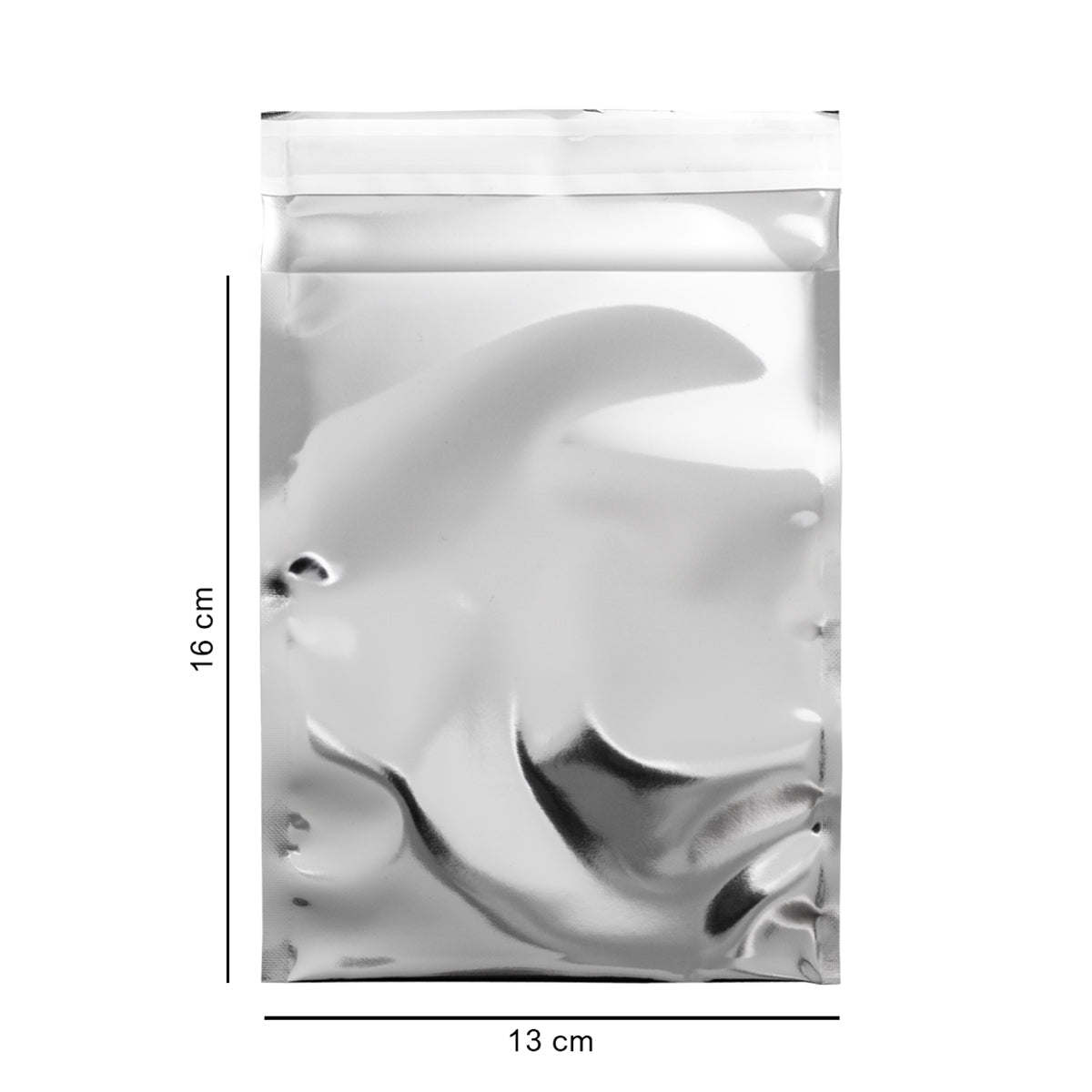 13*16 см срібний глянцевий