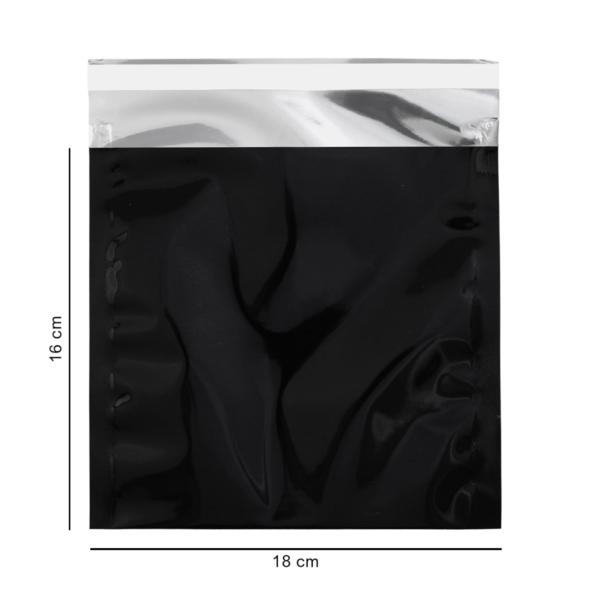 18*16 см чорний глянцевий