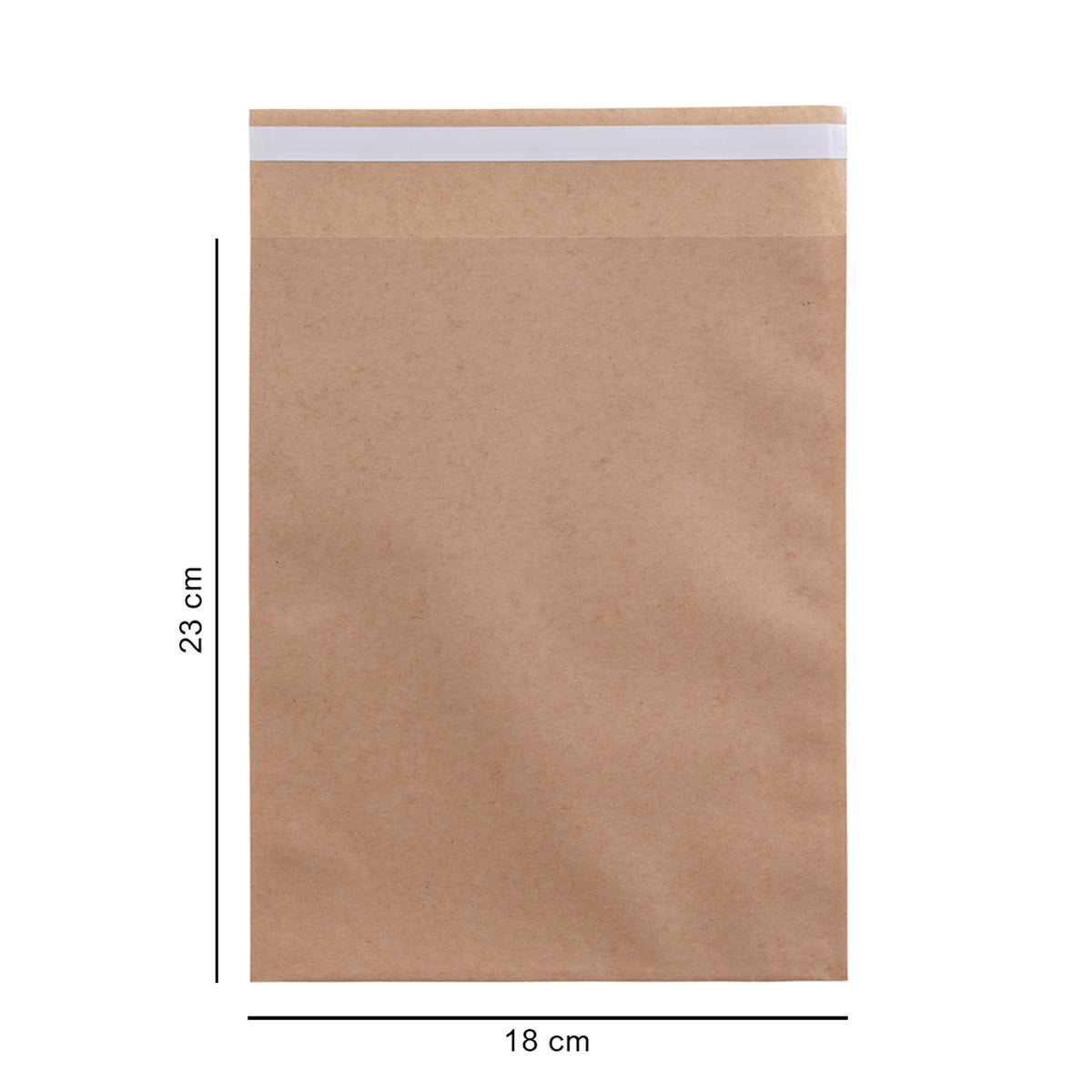 18*23 см крафтовий коричневий