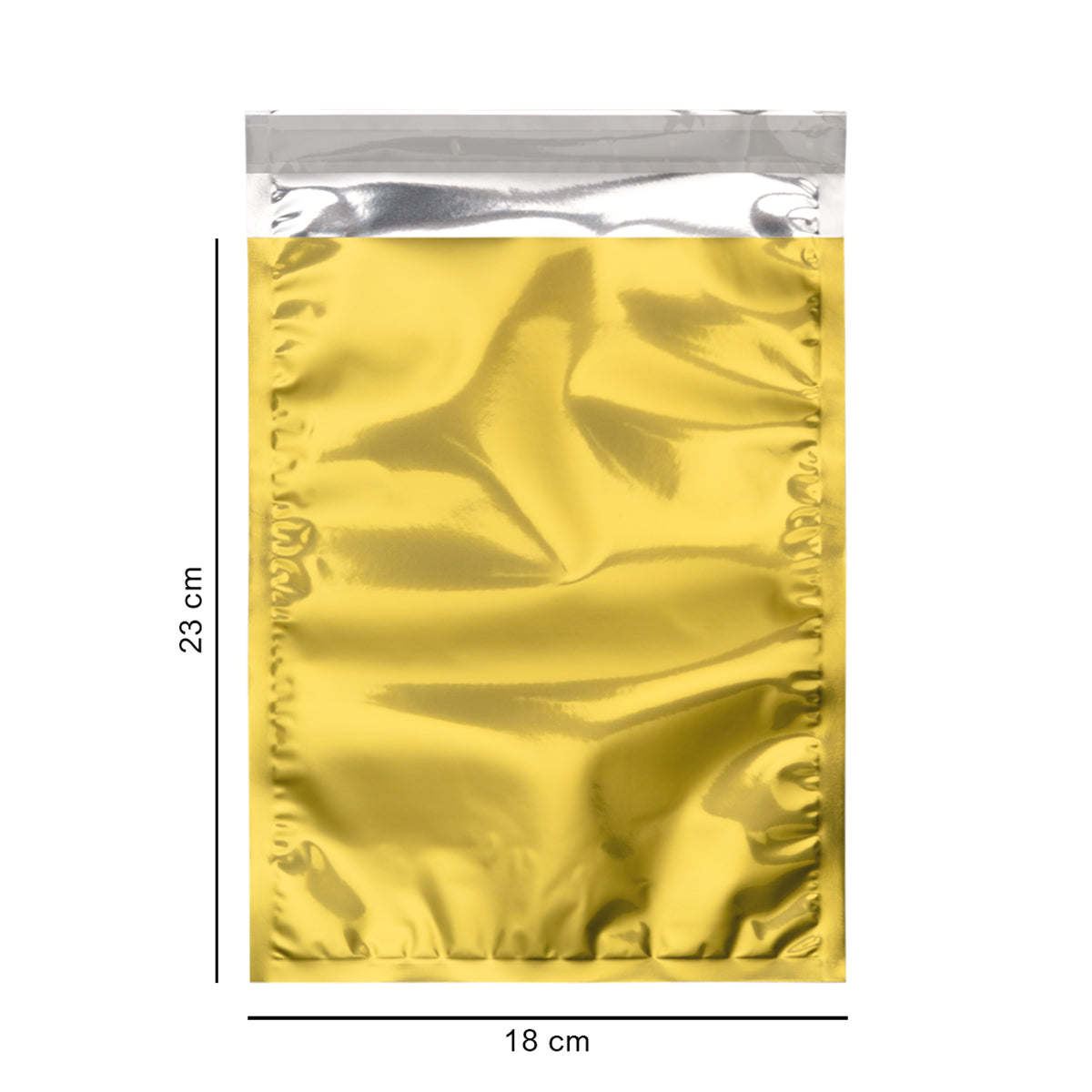 18*23 см золотий глянцевий