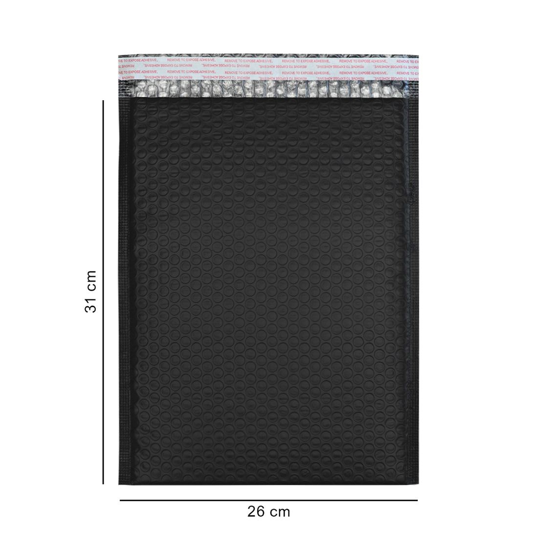 26*31 cm конверт звичайний чорний