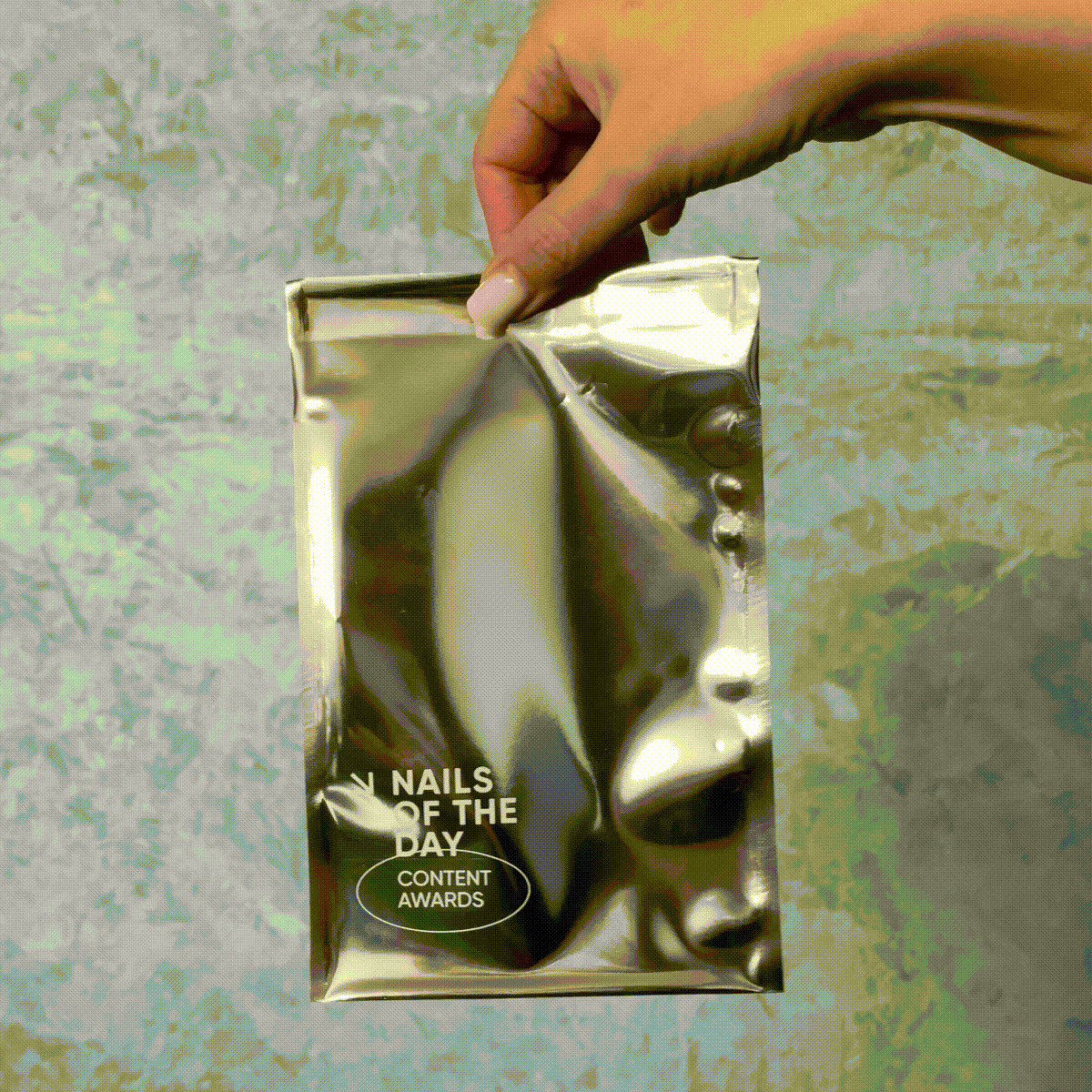 13*16 см срібний глянцевий